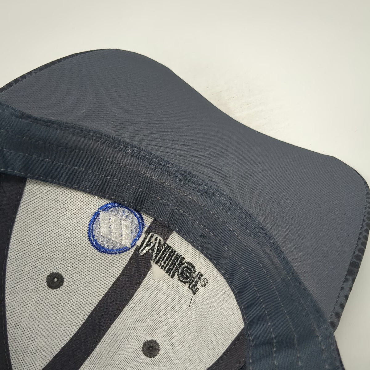 Sport-Tek Miller Welding Logo Gray Baseball Cap One Size Strapback Mesh Hat