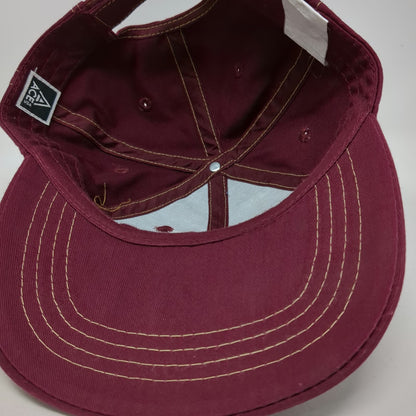 Ace USA Baseball Cap Red One Size Alaska 1959 Mountain Contrast Stitch Hat