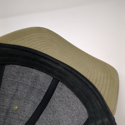 Richardson Snapback Trucker Hat Tan One Size Adjustable Mesh Back Blank