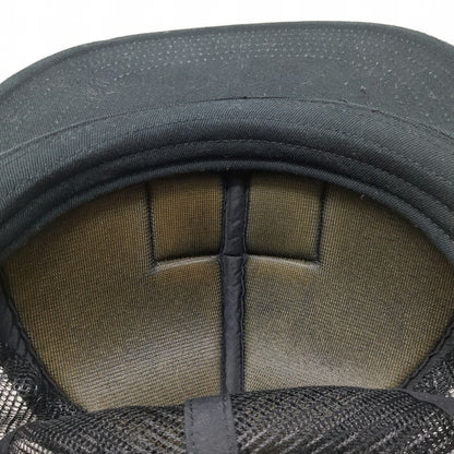 Traeger Trucker Hat Black One Size Snapback Mesh Back Logo Patch Mountain