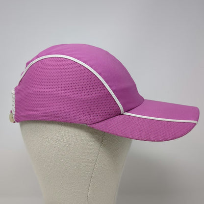 Brooks Pink Baseball Cap One Size Running Hat Mesh Side Panels Performance Fit