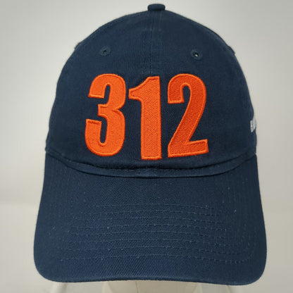 New Era Baseball Cap Blue One Size 312 Hard Knocks Slideback Hat Cotton