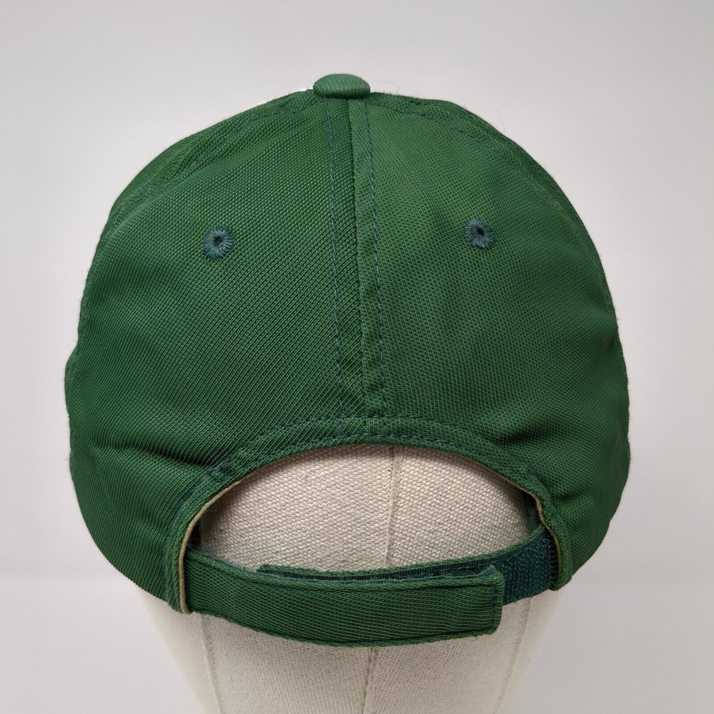 FBS Strapback Hat Green OSFA Adjustable Embroidered Vented Holes Sport-Tek