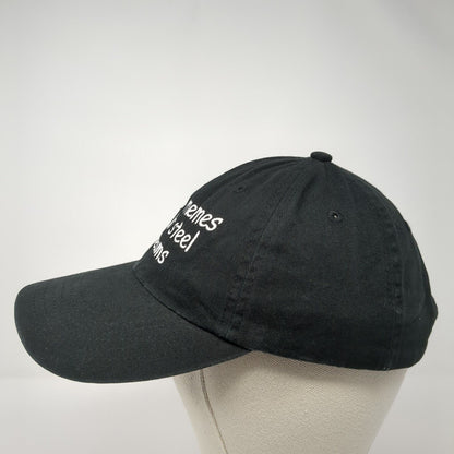 Dank Memes Melt Steel Beams Slideback Hat Black One Size Embroidered