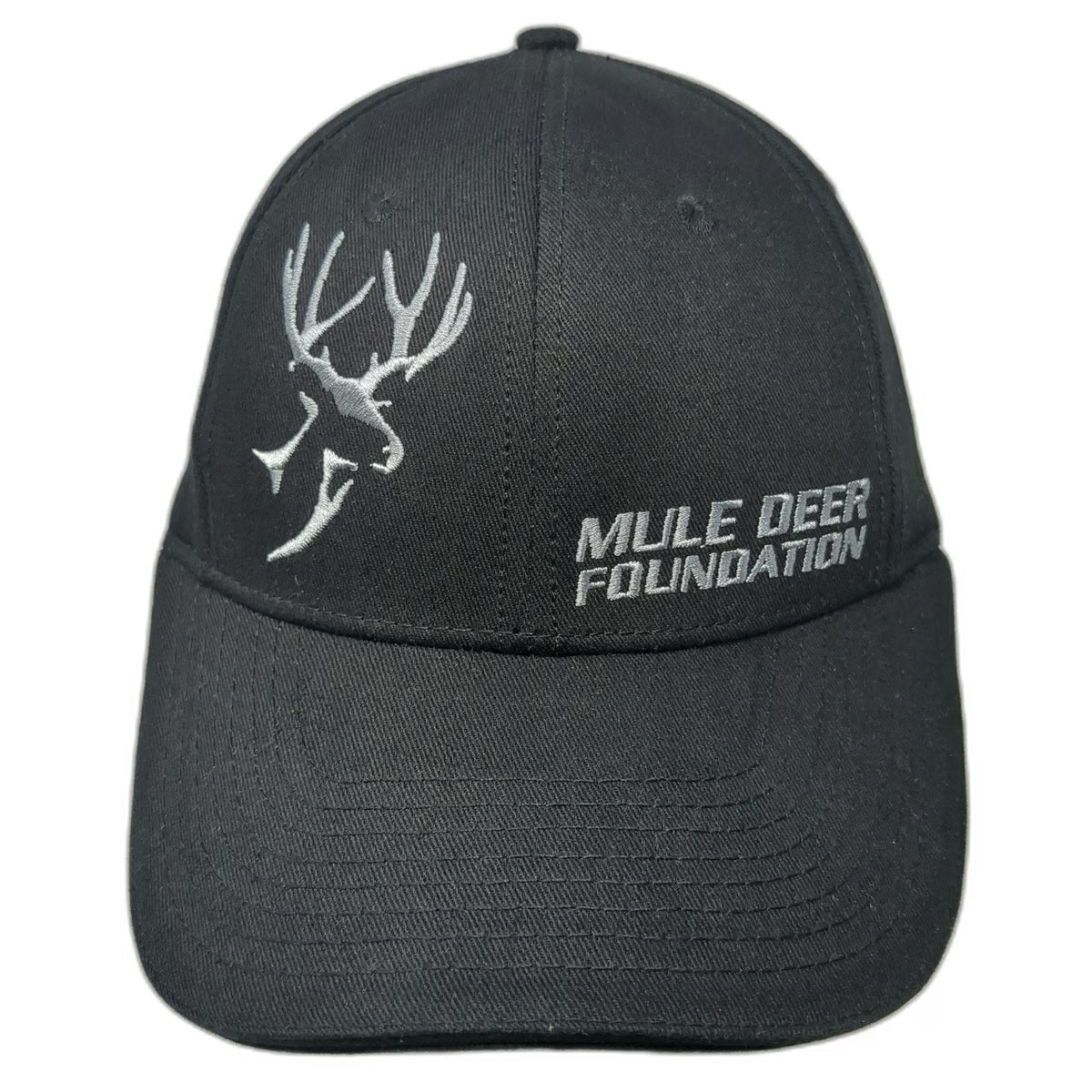 Mule Deer Foundation Baseball Cap Black One Size Strapback 1988 Deer Logo Hat