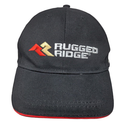 Rugged Ridge Your Adventure Strapback Hat Black One Size Embroidered