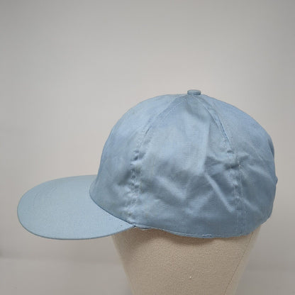 Unbranded Strapback Hat Blue One Size Stretch Lightweight 6 Panel Blank