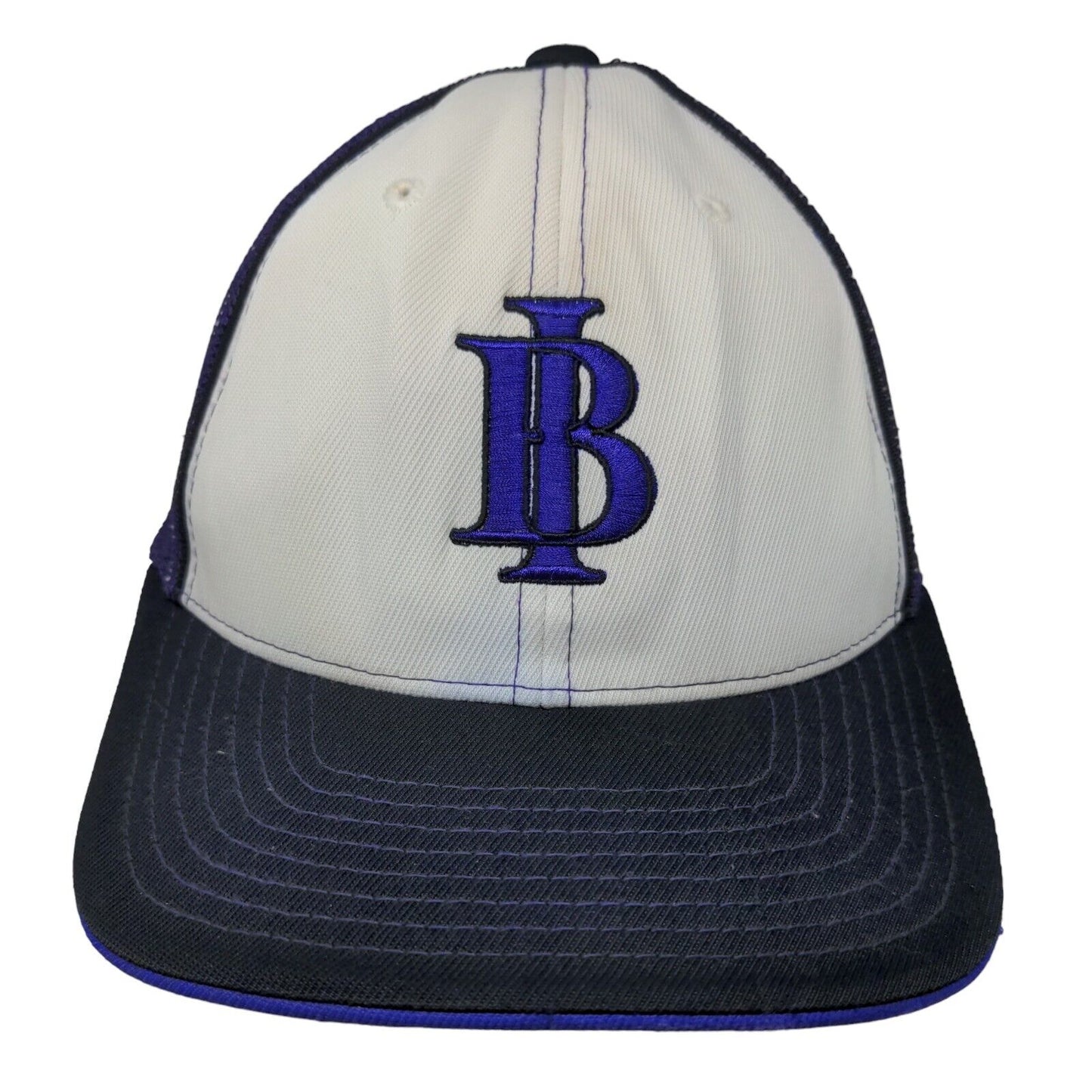 IB Fitted Mesh Back Trucker Hat Multi S/M Embroidered Pacific Headwear