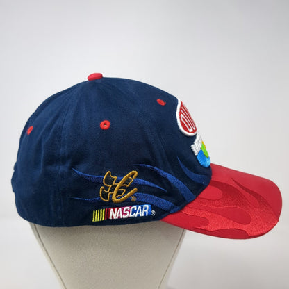 Chase Authentics Baseball Cap Blue Red One Size Jeff Gordon 24 NASCAR Flame Brim