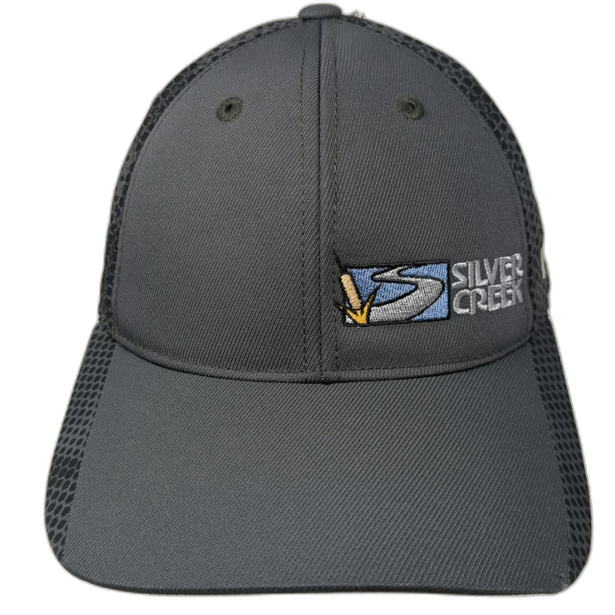 Sport-Tek Baseball Cap Gray One Size Honeycomb Mesh Back ADS Silver Creek Hat