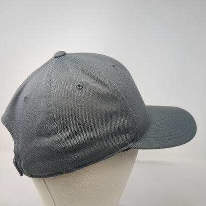 Yupoong Pebble Creek Baseball Cap Gray One Size Adjustable Flexfit 110 Logo Hat