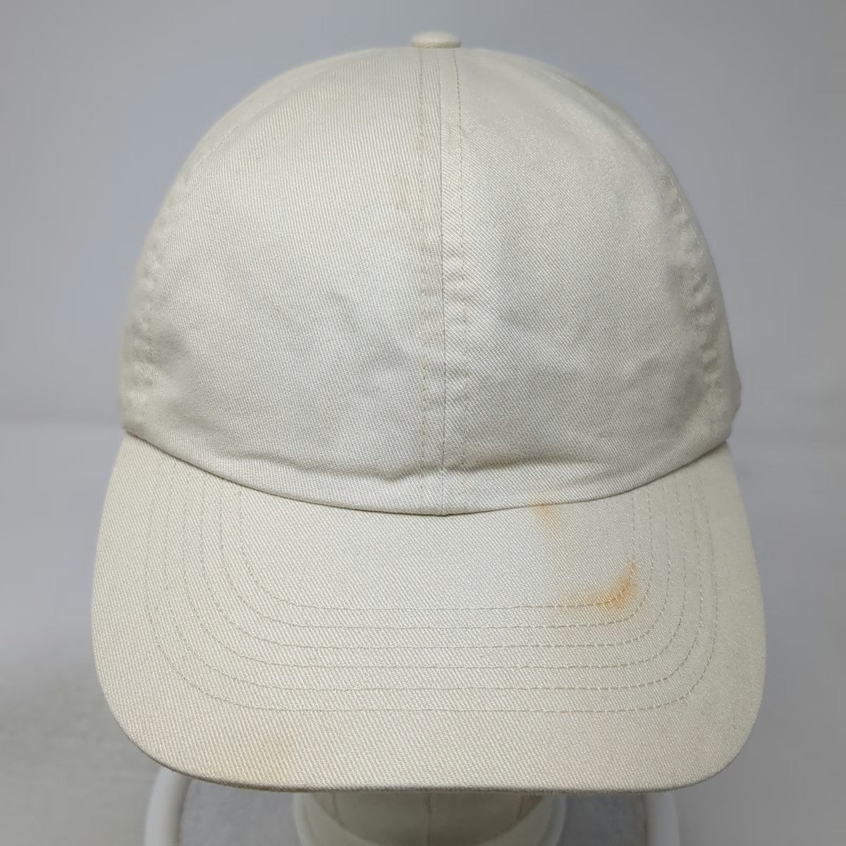 Uniqlo Baseball Cap Beige One Size Slideback Hat 6 Panel Plain Adjustable