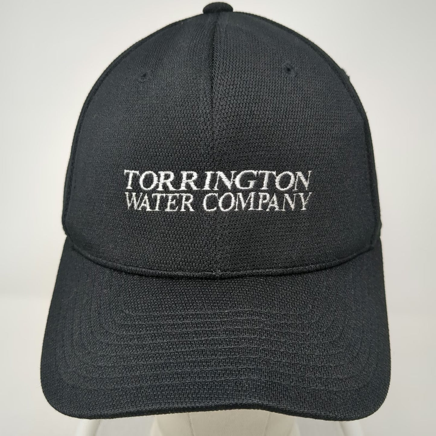Sport-Tek Baseball Cap Black M Torrington Water Company Flexfit Polyester Hat