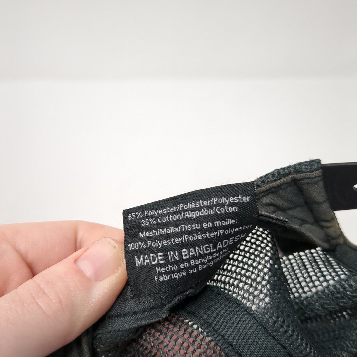 Our Town Snapback Trucker Hat Gray OS Adjustable Mesh Back Pacific Headwear