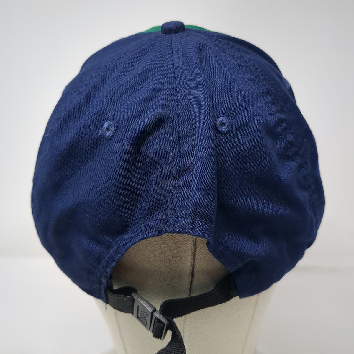 oddjob Baseball Cap Blue Green OSFM Mesh Brim Strapback Polyester Colorblock hat