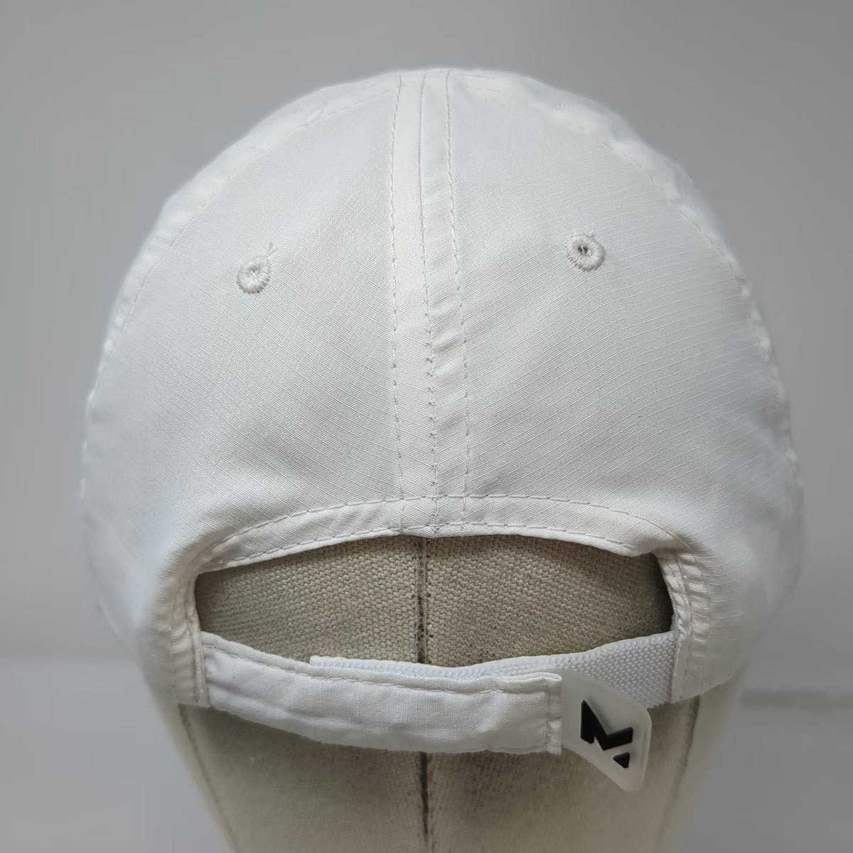 Mission Baseball Cap White One Size Strapback Cooling Performance Athletic Hat