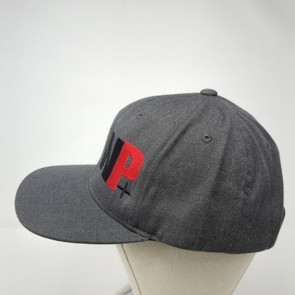 WP+ Snapback Hat Gray One Size Adjustable Solid The Classics Yupoong