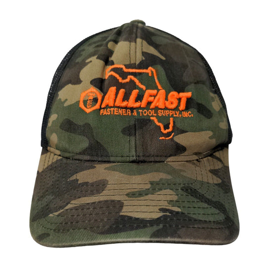 Allfast Fastener & Tool Supply Inc Snapback Trucker Hat Camouflage One Size