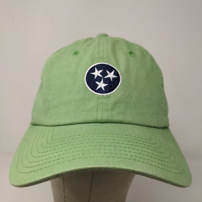 Volunteer Traditions Men's Slideback Hat Green OSFM Embroidered Logo 100% Cotton