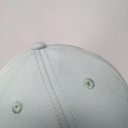 Blogilates Strapback Hat Ponytail Grayish-Green One Size Embroidered Moon