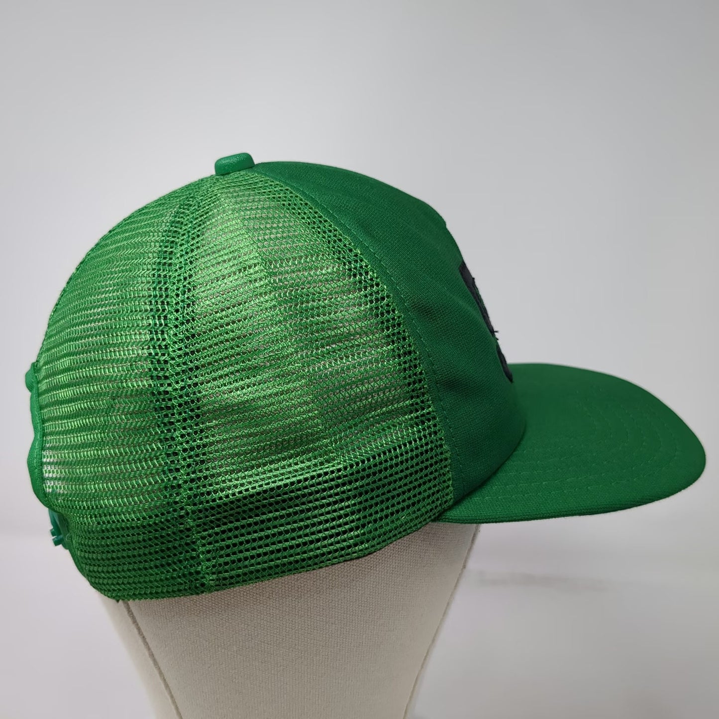 New Era Trucker Hat Green L 913 Number Mesh Snapback USA Made Pro Design hat