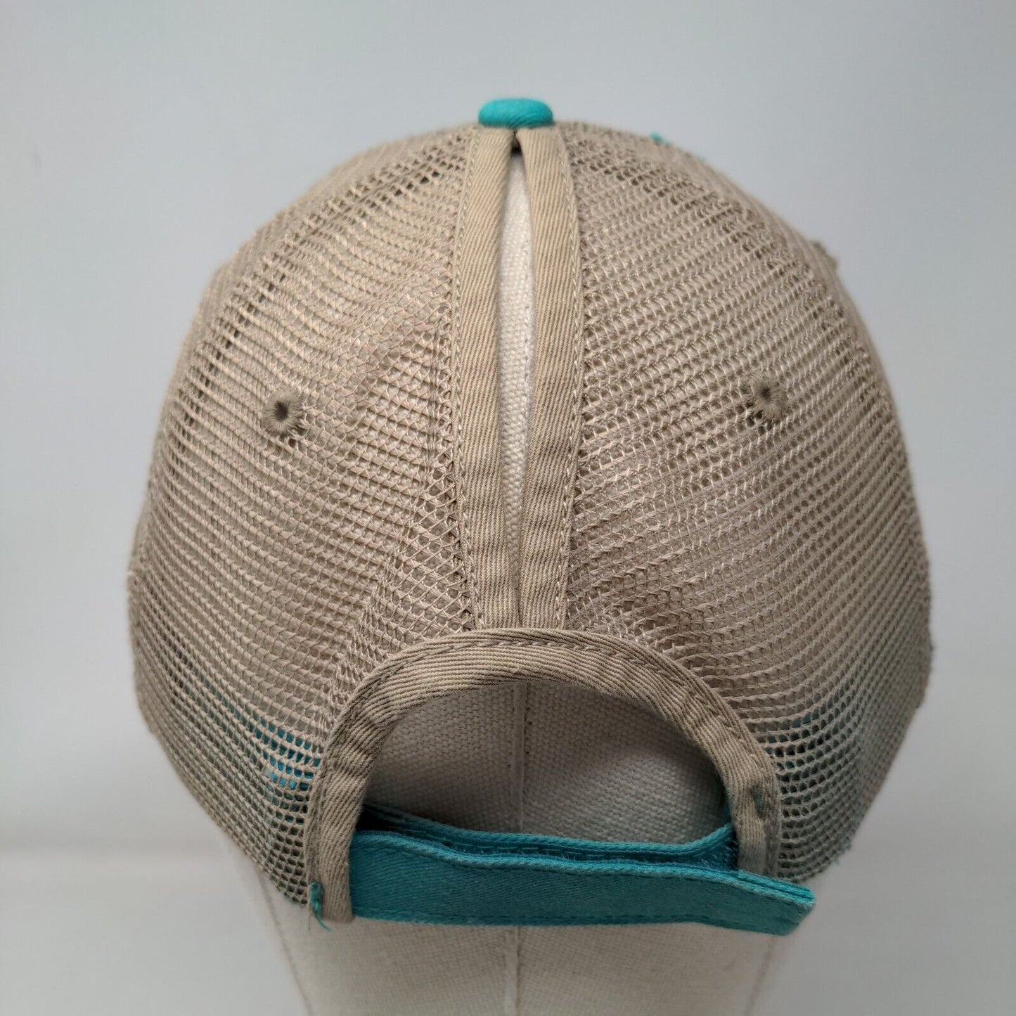 KB ETHOS Strapback Trucker Hat Ponytail Caps Multicolor OS Distressed Blank
