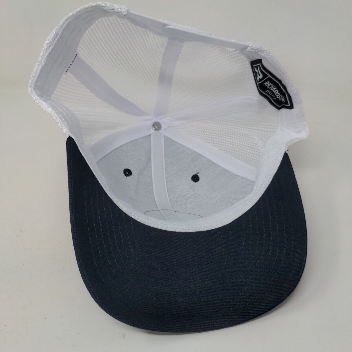 Richardson Men's Snapback Mesh Back Hat Blue White Style 112 DH Griffin Logo