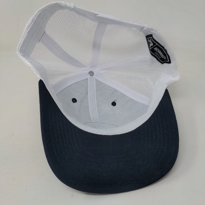 Richardson Men's Snapback Mesh Back Hat Blue White Style 112 DH Griffin Logo