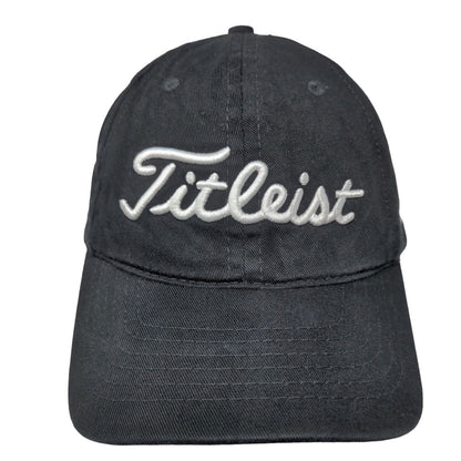 Titleist Slideback Hat Black One Size Embroidered FJ Pro V1 6 Panel