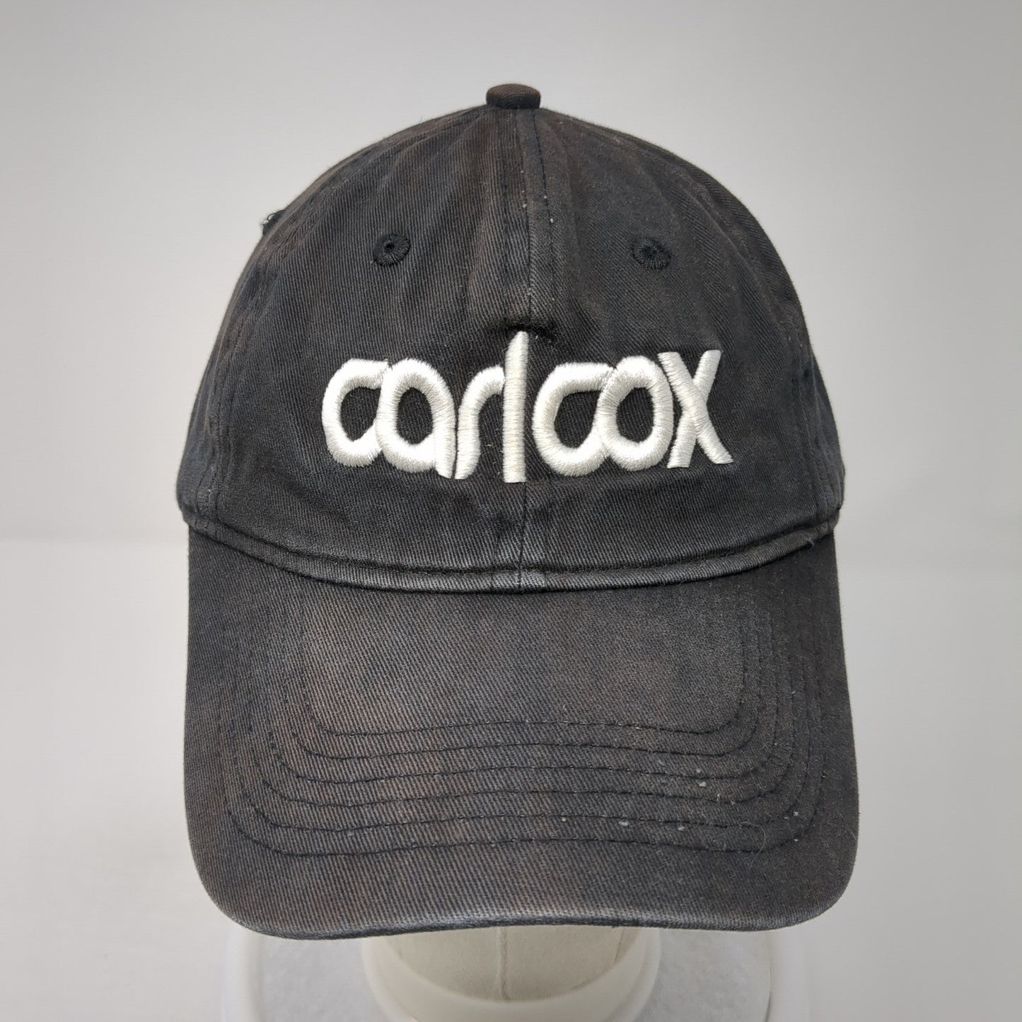 CarlCox Slideback Hat Black Embroidered Logo 100% Cotton Rapper Music HipHop