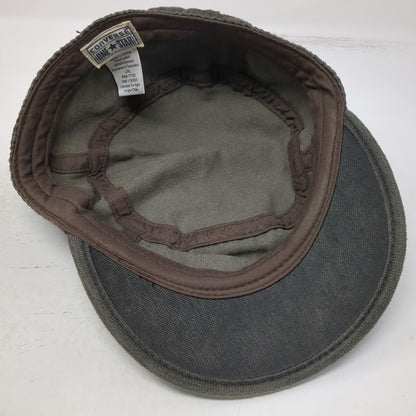 Converse One Star Army Cap Gray XL Decorative Bands Metal Eyelets Cadet Hat