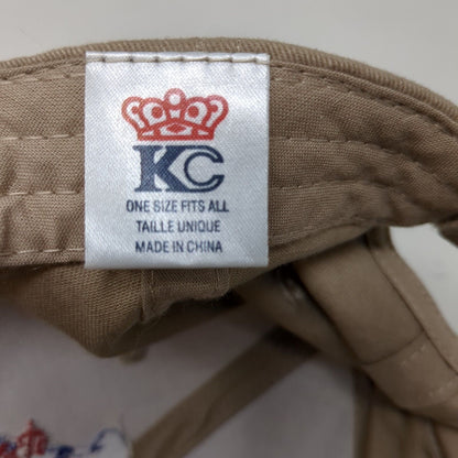 CAST For Kids Foundation Strapback Hat Tan OSFA Adjustable Embroidered KC Caps