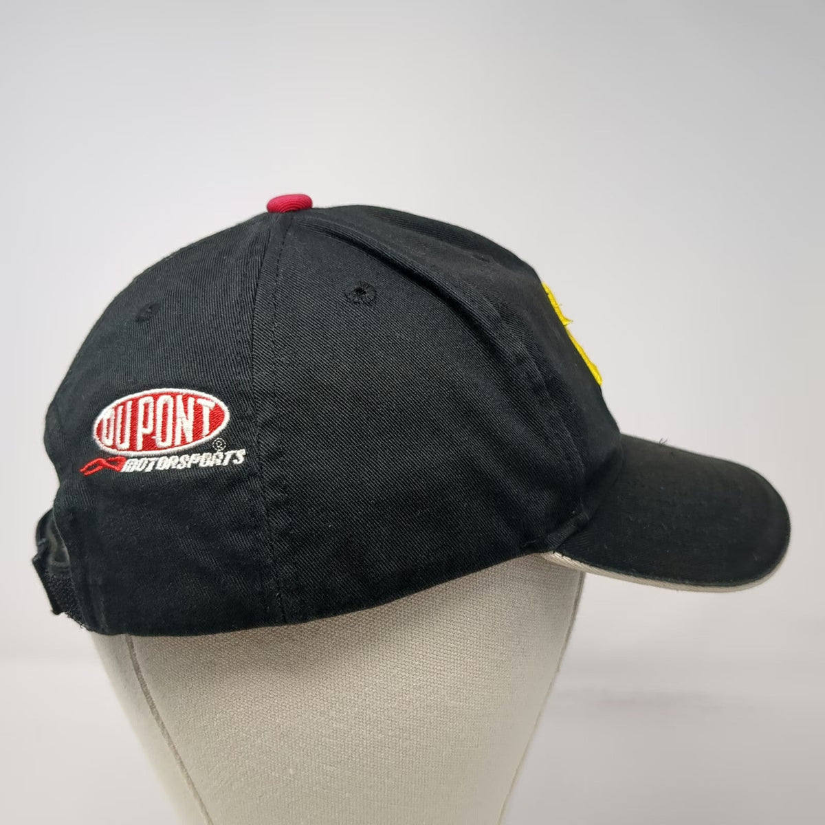 Chase Authentics Black One Size Baseball Cap NASCAR #24 DuPont Motorsports Hat