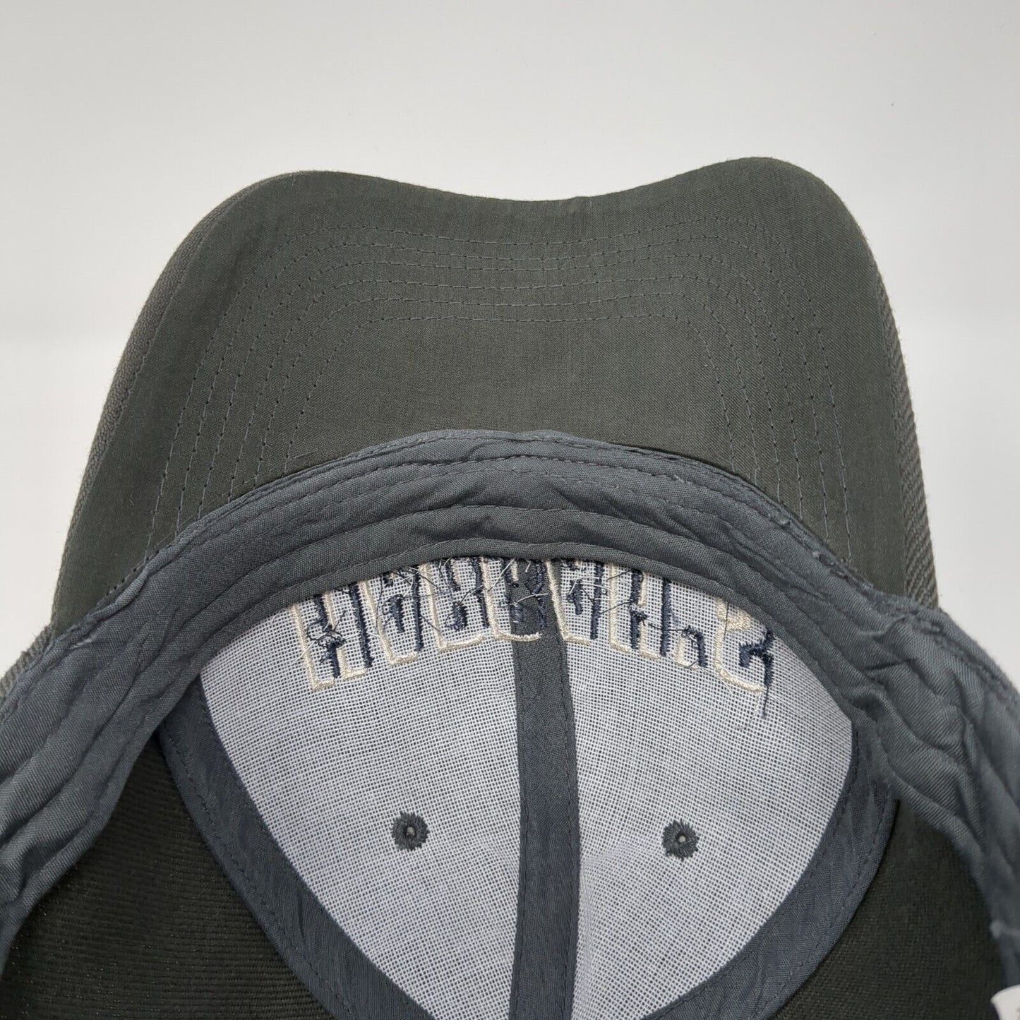 Harrah's Reno Strapback Hat Gray One Size Adjustable Embroidered 6 Panel