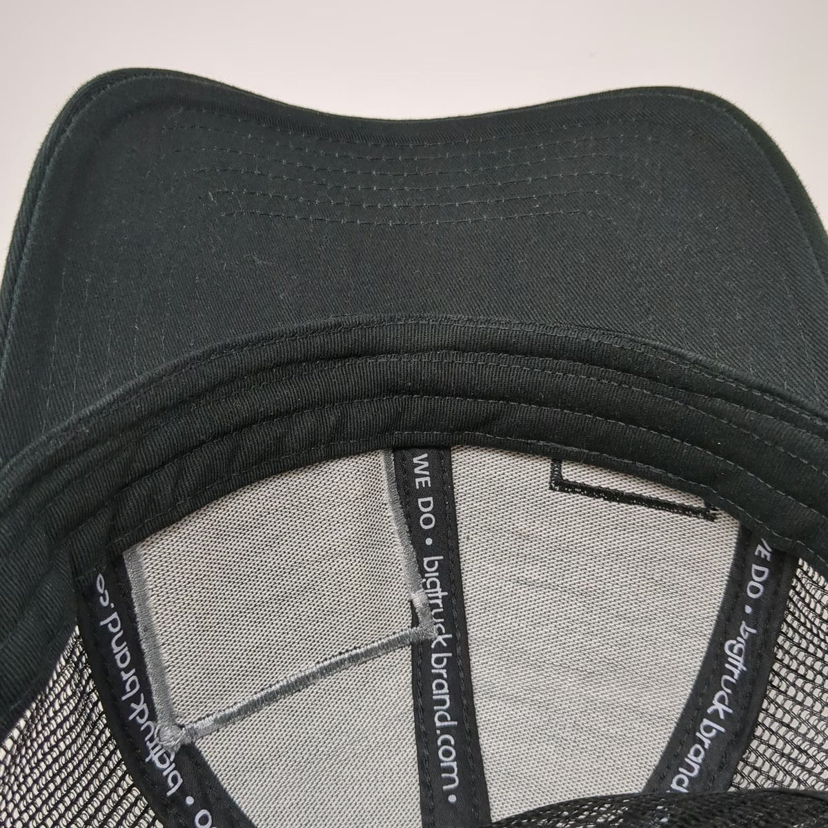 bigtruck Black One Size Trucker Hat The Speedy Foundation Logo Mesh Snapback Cap