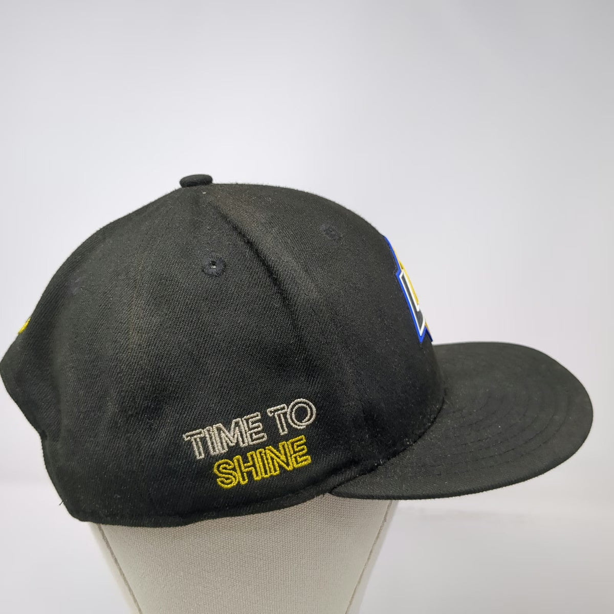 Los Angeles Rams NFL New Era Snapback Black One Size Hat Time To Shine Side Hit