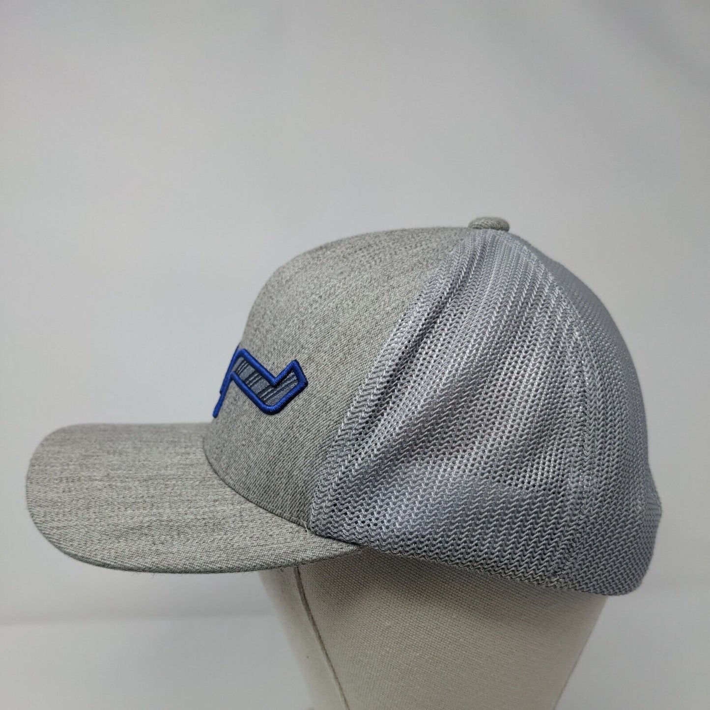 Kimes Ranch Snapback Trucker Hat Gray OSFA 110 Flexfit Mesh Back Yupoong