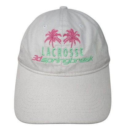 Lacrosse 3S Springbreak Baseball Cap White One Size Adjustable Pacific Headwear