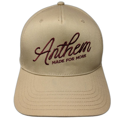 Otto 5 Panel Beige One Size Snapback Hat Anthem Made For More Structured Cap
