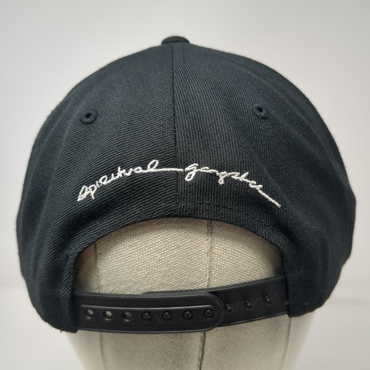 Spiritual Gangster Snapback Black Hat One Size Grateful Green Underbrim Wool
