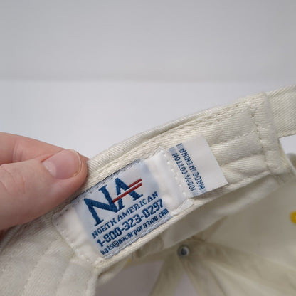 Komatsu Slideback Hat White One Size Adjustable Embroidered North American