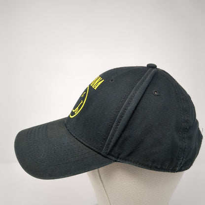 Nirvana Snapback Hat Black One Size Embroidered Adjustable 6 Panel