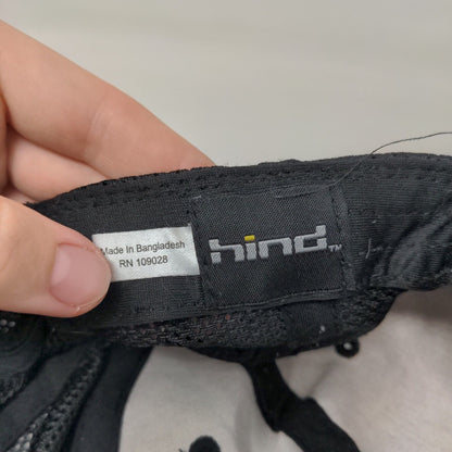 Hind Slideback Mesh Back Trucker Hat Black One Size Adjustable 6 Panel Running