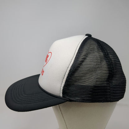 Clipper Trucker Hat Black One Size Snapback Mesh Wienerschnitzel I Love Wieners