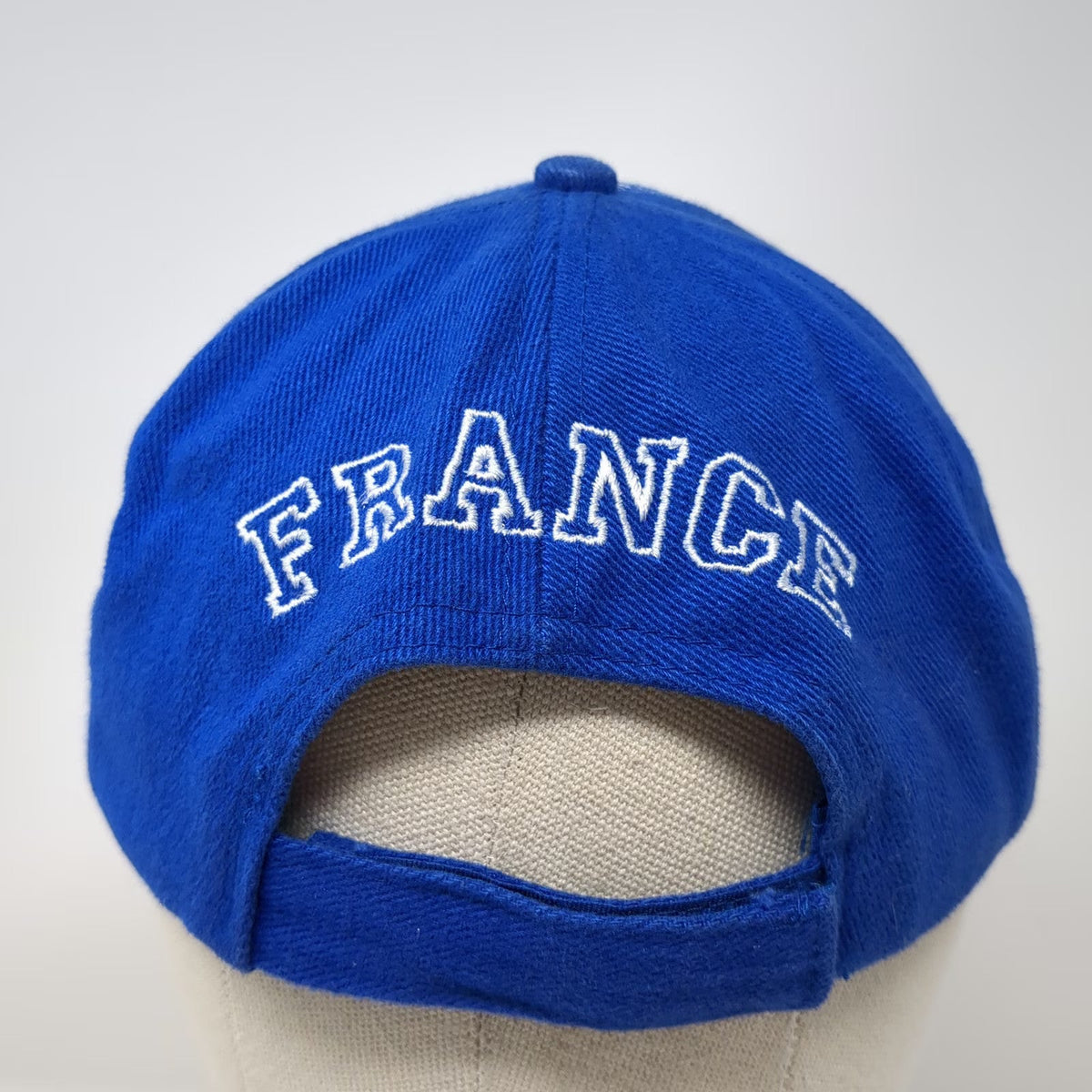 Blue Baseball Cap One Size France Country Flag Rooster Adjustable Strapback Hat