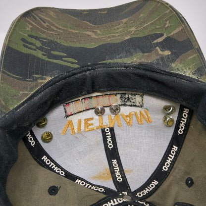 Rothco Vietnam Veteran Baseball Cap Green One Size Tigerstripe Camo Pins Hat