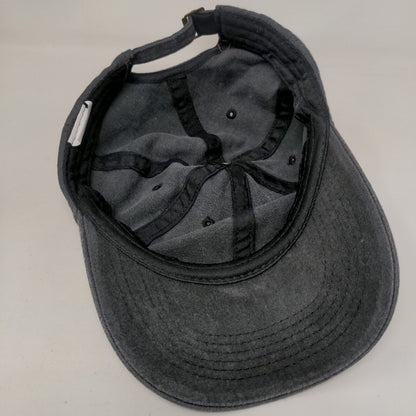 Unbranded Slideback Hat Gray One Size Adjustable Vented Holes 6 Panel Blank