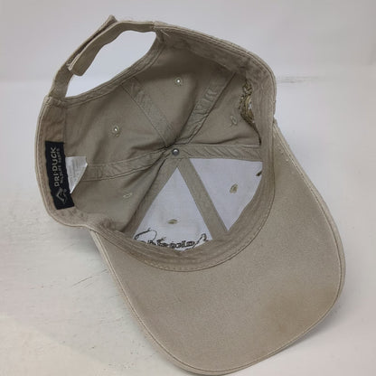 Dri Duck Baseball Cap Beige One Size Lakeside Lodge Idaho Fish Fishing Hat Trout