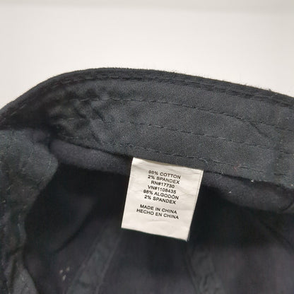 Unbranded Slideback Hat Black One Size Adjustable Blank Vent Holes