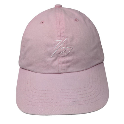 7/27 Fifth Harmony Slideback Hat Pink OSFM Embroidered KC Caps